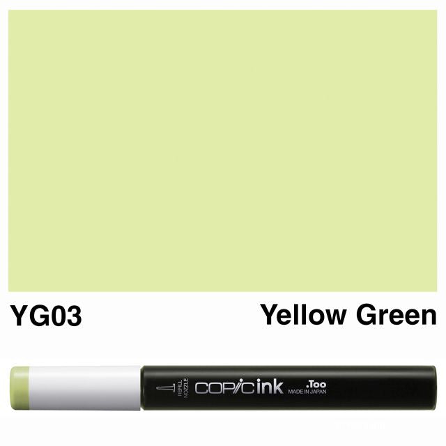 Copic Marker Ink YG03 Yellow Green 12ml
