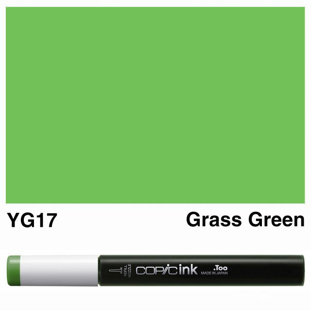 Copic Marker Ink YG17 Grass Green 12ml