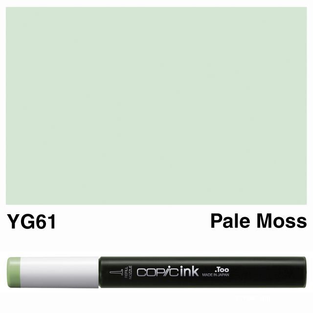 Copic Marker Ink YG61 Pale Moss 12ml