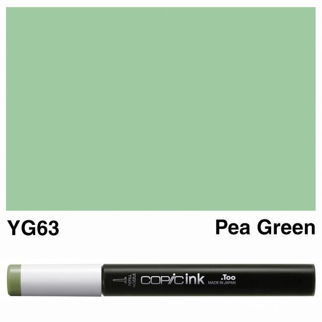 Copic Marker Ink YG63 Pea Green 12ml