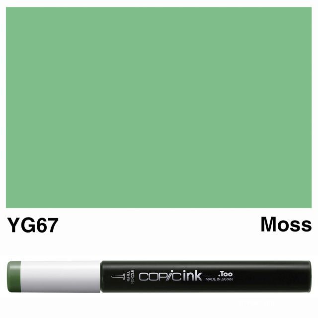 Copic Marker Ink YG67 Moss