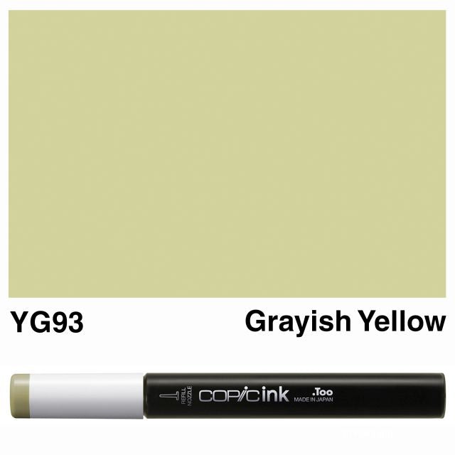 Copic Marker Ink YG93 Grayish Yellow 12ml