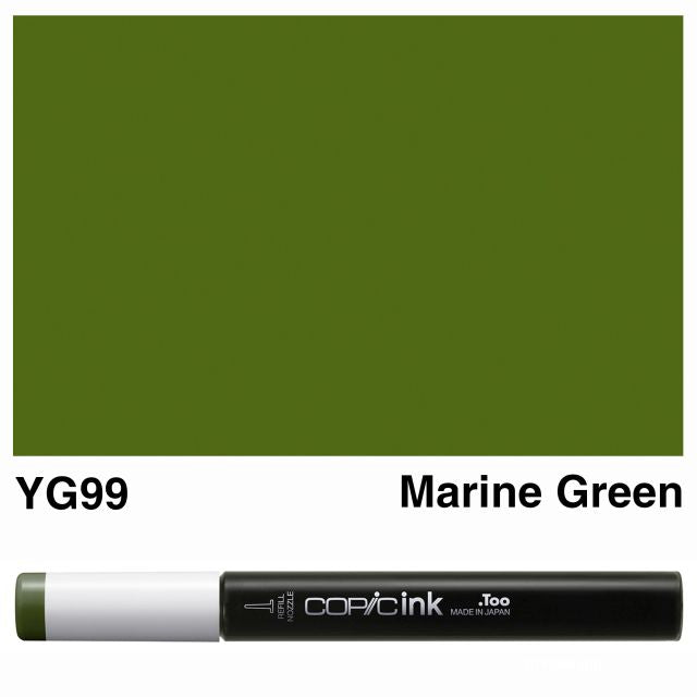 Copic Marker Ink YG99 Marine Green 12ml