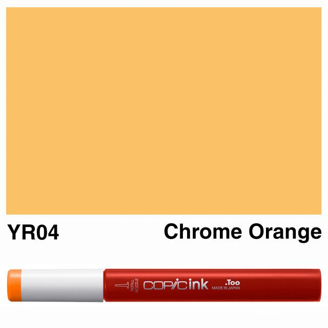 Copic Marker Ink YR04 Chrome Orange 12ml