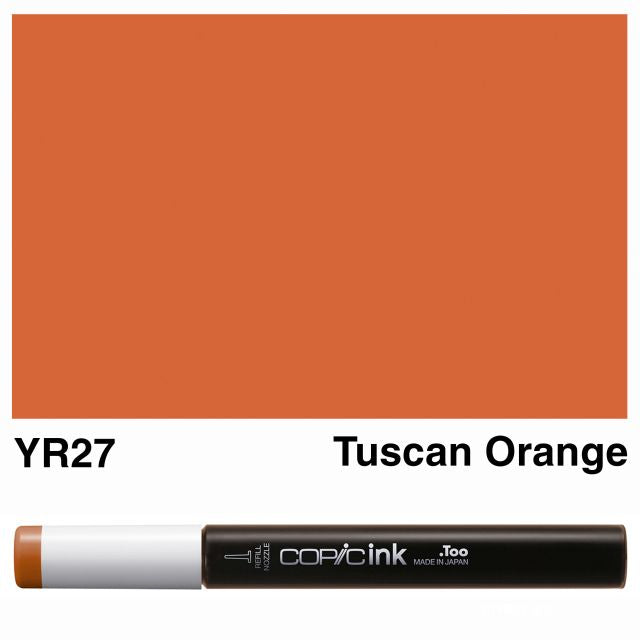 Copic Marker Ink YR27 Tuscan Orange 12ml