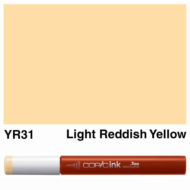 Copic Marker Ink YR31 Light Reddish Yellow