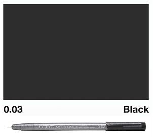 Copic Multiliner Pen Black 0.03mm