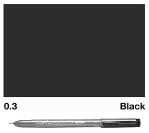 Copic Multiliner Pen Black 0.3mm