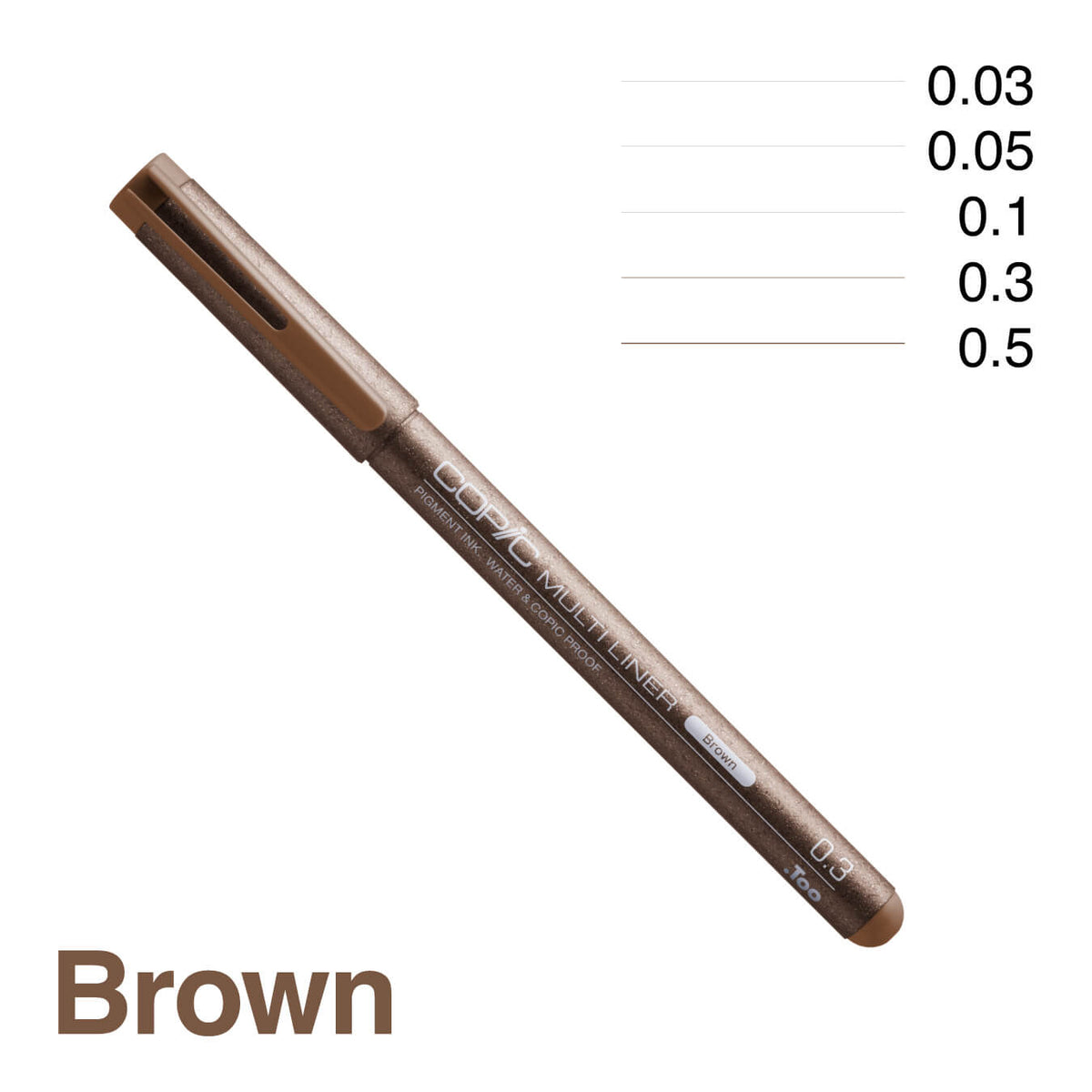 Copic Multiliner Pen Brown