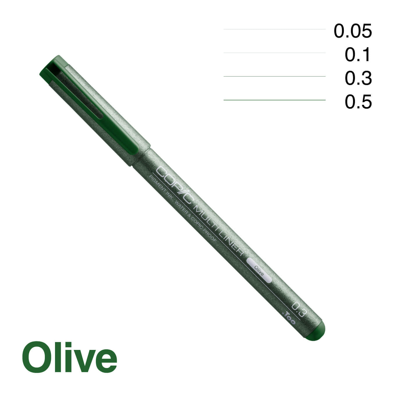 Copic Multiliner Pen Olive