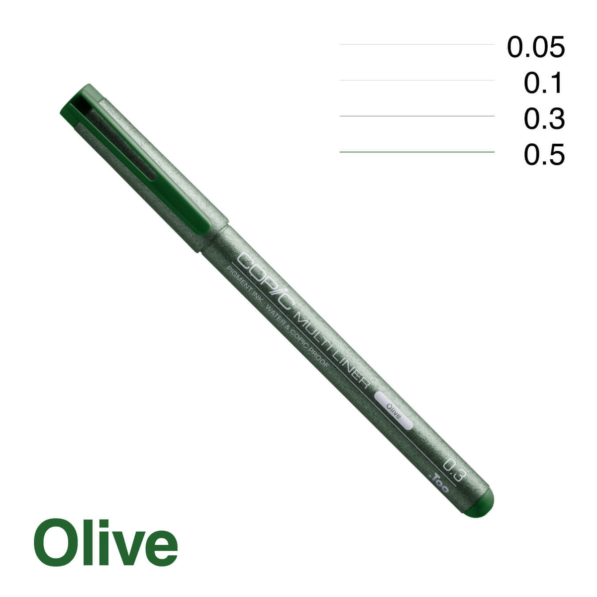 Copic Multiliner Pen Olive