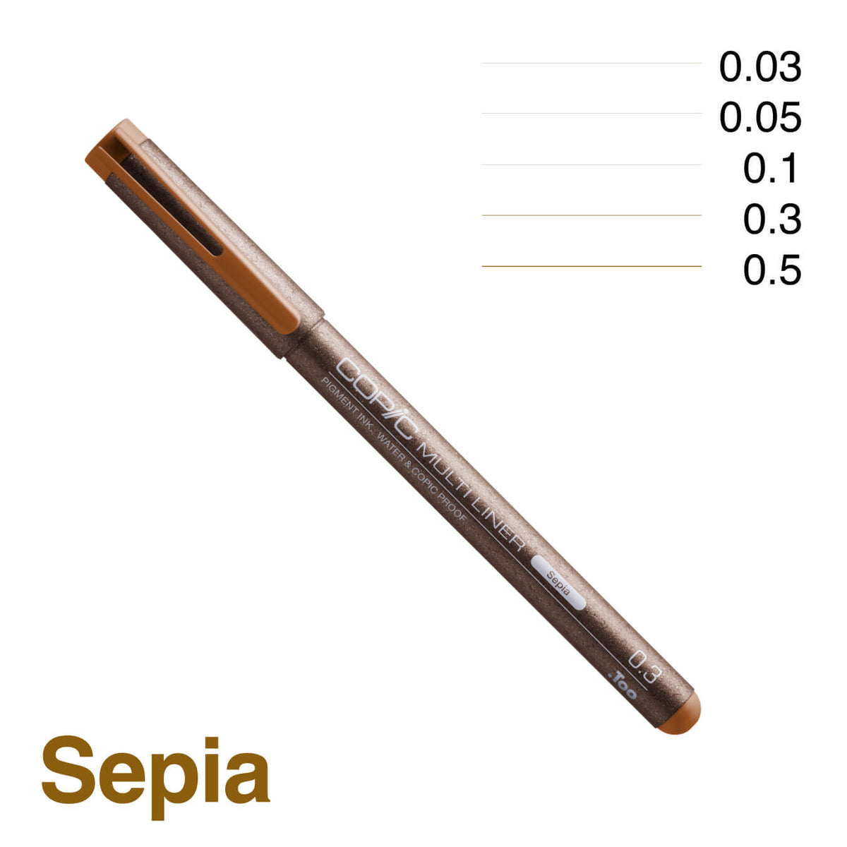 Copic Multiliner Pen Sepia