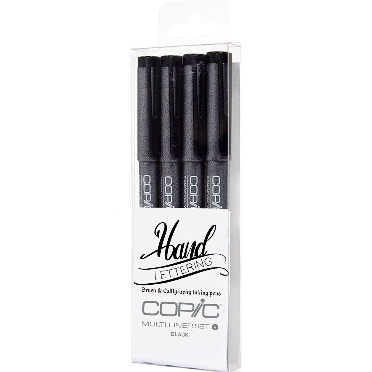 Copic Multiliner Pen Hand Lettering Black Set 4 SET