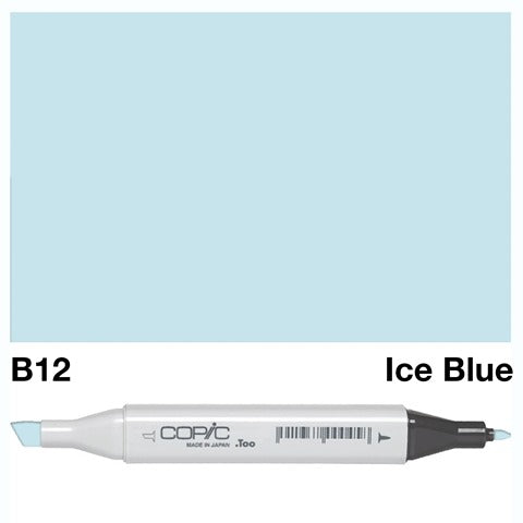 Copic Classic Marker B12 Ice Blue