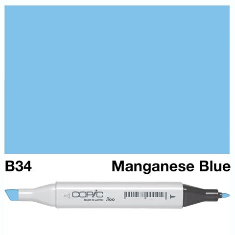 Copic Classic Marker B34 Manganese Blue