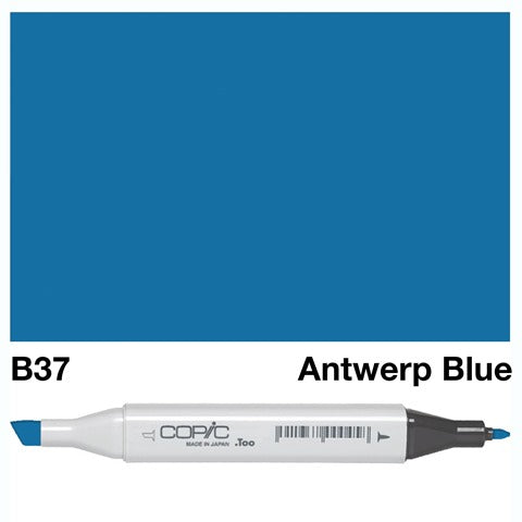 Copic Classic Marker B37 Antwerp Blue