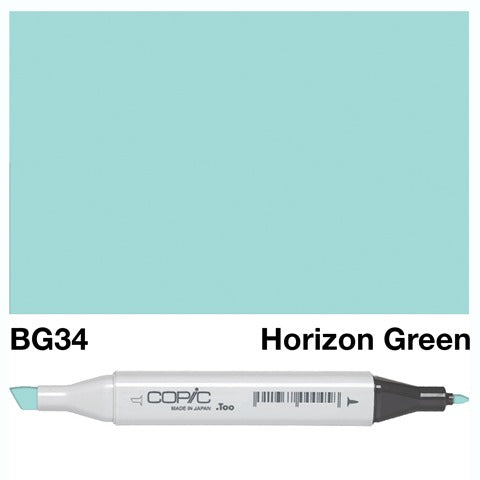 Copic Classic Marker BG34 Horizon Green