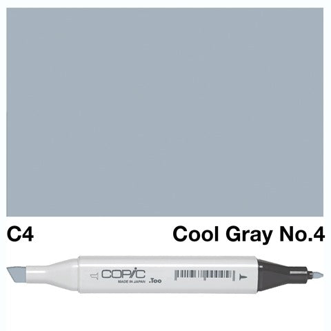 Copic Classic Marker C4 Cool Gray No.4