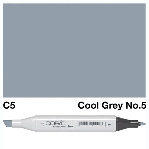 Copic Classic Marker C5 Cool Gray No.5