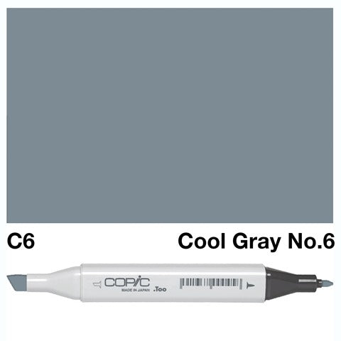 COPIC CLASSIC MARKER C6 COOL GRAY NO.6