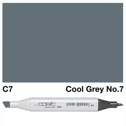 Copic Classic Marker C7 Cool Gray No.7