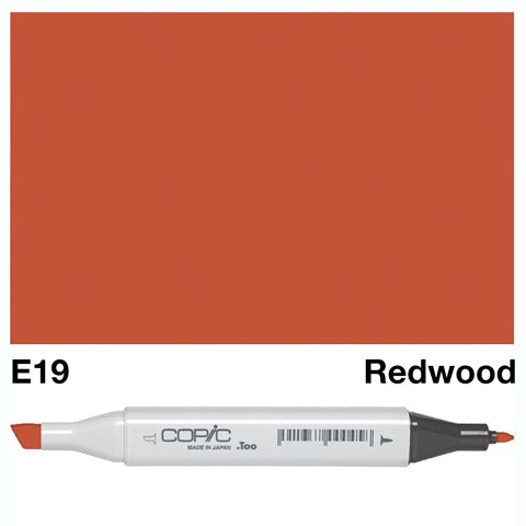 Copic Classic Marker E19 Redwood