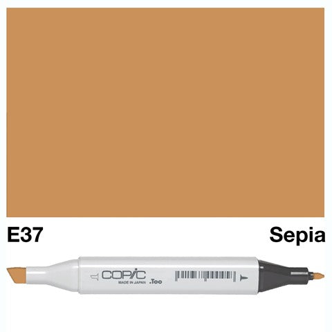 Copic Classic Marker E37 Sepia