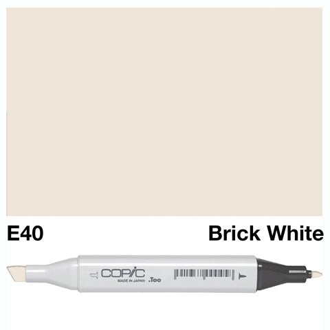 Copic Classic Marker E40 Brick White