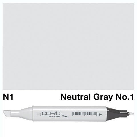 COPIC CLASSIC MARKER N1 NEUTRAL GRAY NO.1
