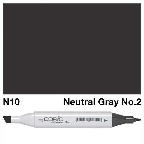 COPIC CLASSIC MARKER N10 NEUTRAL GRAY NO.10