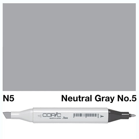 COPIC CLASSIC MARKER N5 NEUTRAL GRAY NO.5