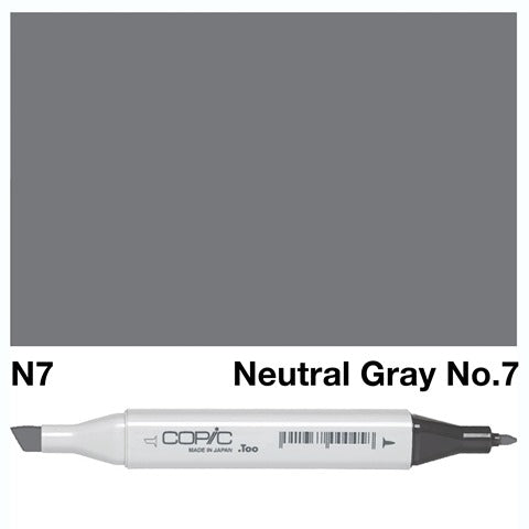 COPIC CLASSIC MARKER N7 NEUTRAL GRAY NO.7