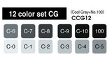 Copic Classic Marker Cool Grey Set 12 SET