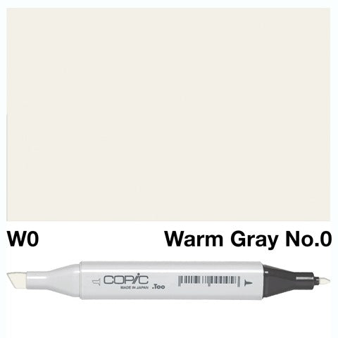 Copic Classic Marker W0 Warm Gray No.0