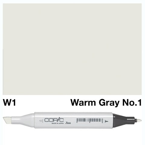 Copic Classic Marker W1 Warm Gray No.1