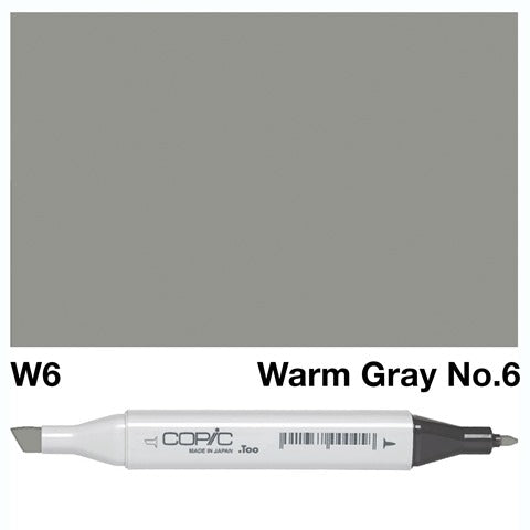 Copic Classic Marker W6 Warm Gray No.6