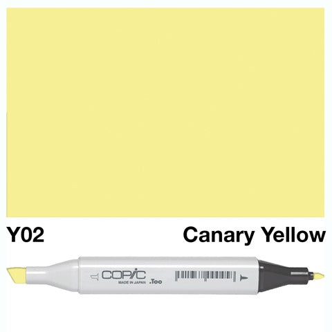 Copic Classic Marker Y02 Canary Yellow