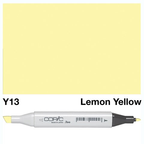 Copic Classic Marker Y13 Lemon Yellow