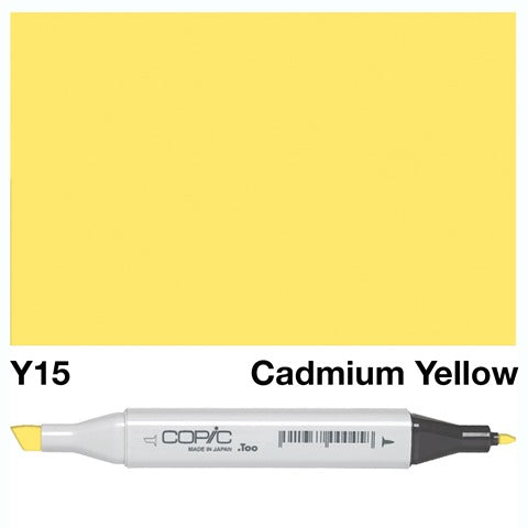 Copic Classic Marker Y15 Cadmium Yellow