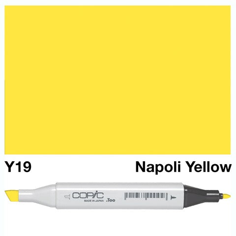 Copic Classic Marker Y19 Napoli Yellow