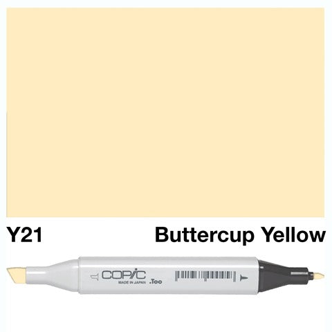 Copic Classic Marker Y21 Buttercup Yellow