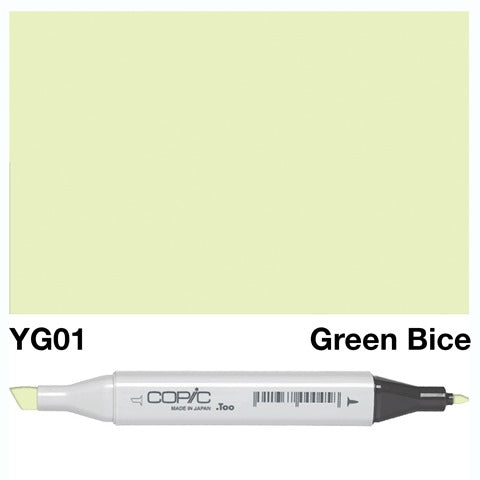 Copic Classic Marker YG01 Green Bice