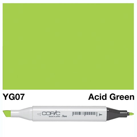 Copic Classic Marker YG07 Acid Green