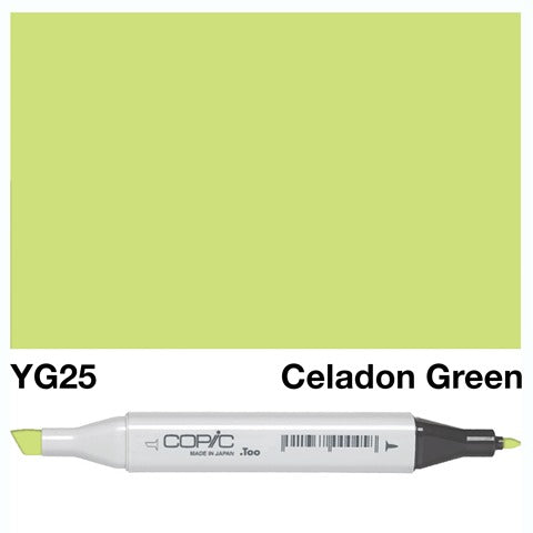 Copic Classic Marker YG25 Celadon Green