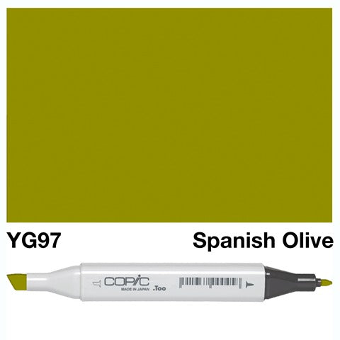 Copic Classic Marker YG97 Spanish Olive