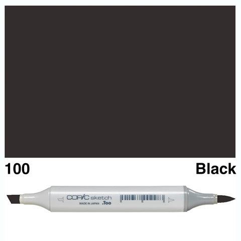 COPIC SKETCH MARKER 100 BLACK