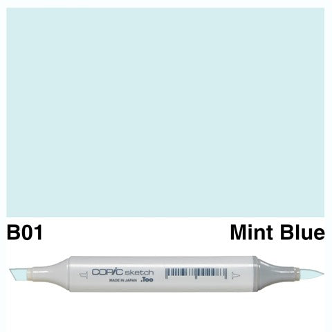 Copic Sketch Marker B01 Mint Blue