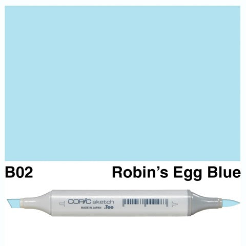 COPIC SKETCH MARKER B02 ROBIN'S EGG BLUE
