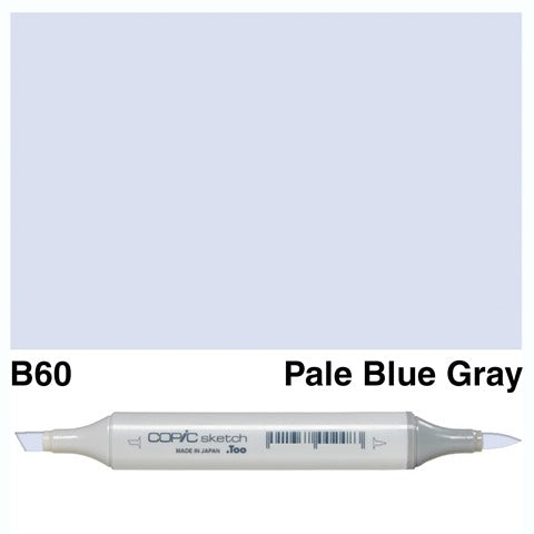 Copic Sketch Marker B60 Pale Blue Gray