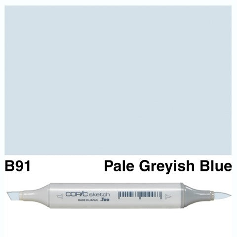 Copic Sketch Marker B91 Pale Grayish Blue